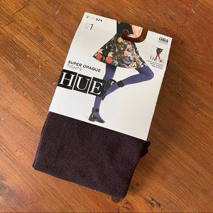 Hue Opaque Dark Chocolate Tights NWT